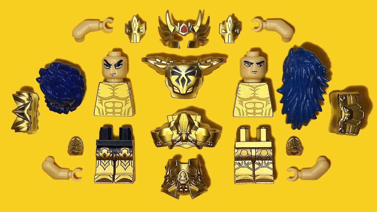 LEGO Gold Saints: Gemini Saga & Cancer Deathmask | Saint Seiya