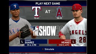 This is my texas rangers franchise for mlb the show 20 on ps4 pro. i
use a heavily edited version of full minors roster from ridinrosters
in vault...