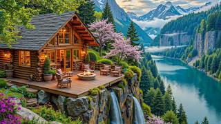 Tranquil Spring Lakeside Morning 🌿🌸Birds, River & Soft Piano for Focus & Peace screenshot 5