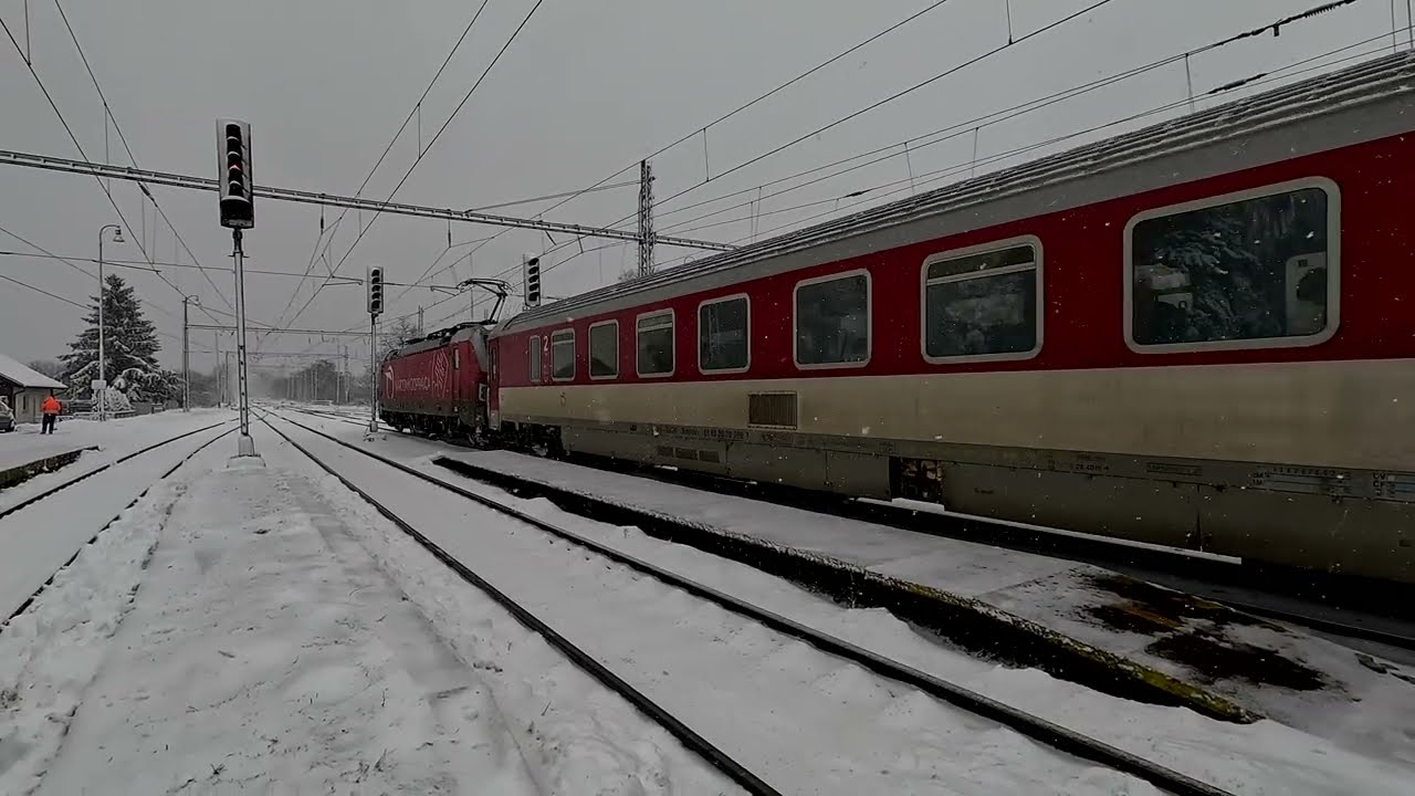 Stanica Devínska Nová Ves 20.2.2026 (4K)