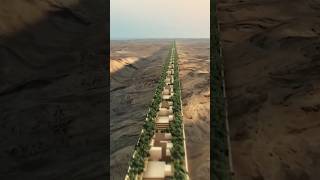 Saudi Arab क Futuristic Project The Line City 