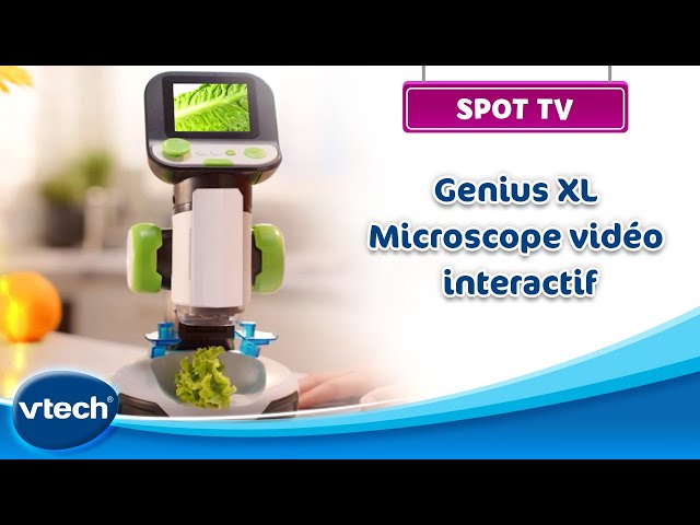 Genius XL - Microscope vidéo interactif pour explorer le monde, dès 7 ans