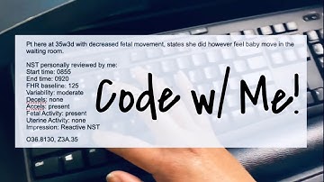 Day In The Life With ObGyn Medical Coder | Real Coding Examples | REUPLOAD