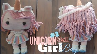 Unicorn Girl Amigurumi Bag | Part 2