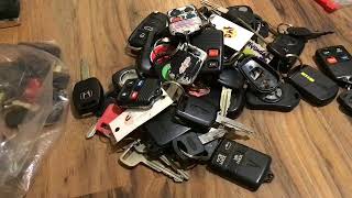 New car key collection