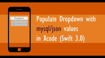 pulling json request/mysql data to dropdown menu