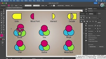 Master Shape Modes & Pathfinder in Illustrator | Combine Shapes Like a Pro!