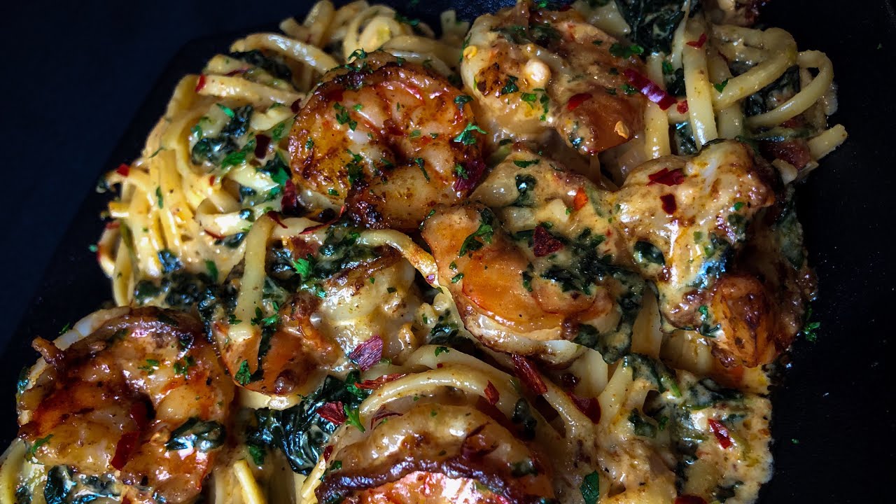 EASY BLACKENED SHRIMP ALFREDO PASTA HOW TO MAKE ALFREDO PASTA PASTA