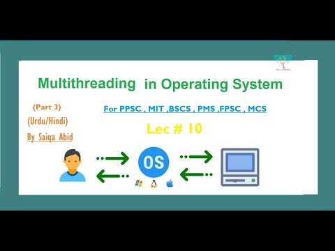 Multithreading in Operating System (part 3) || lec # 10 || In Urdu/Hindi