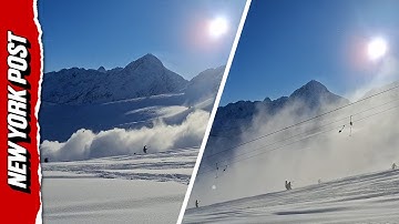 Avalanche on Austria Glacier Buries Several Skiers