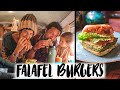 Vegan Falafel Burger Recipe with Lemon Tahini Dressing