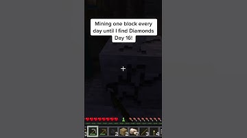 Mining one block a day until I find Diamonds Day 16! #minecraftgameplay #xboxone #minecraft #gaming