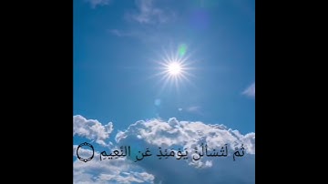 (سوره التكاثر)بصوت جميل عبدالعزيز سعد القحطاني.