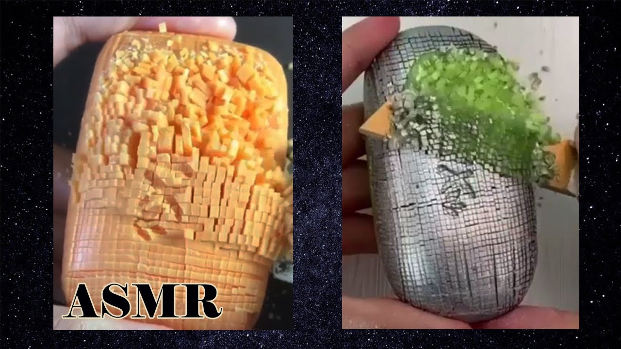 ASMR Cortando Sabonete! Satisfatório! [TOP MELHORES VÍDEOS]