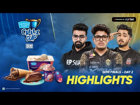 Mother Dairy Ice Cream's Chillz Cup | #BGMI | Semi Finals Day-2 | Highlights