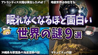 【総集編】眠れなくなるほど面白い世界の謎９選【ゆっくり解説】