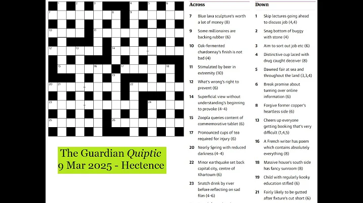 The Guardian Quiptic 1320