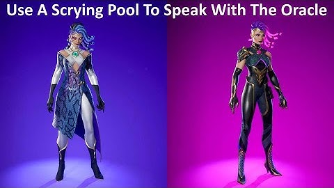 Use A Scrying Pool To Speak With The Oracle Fortnite Medusa Snapshot Quest