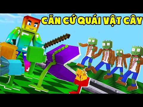 MINI GAME : CUỘC CHIẾN XÂY CĂN CỨ QUÁI VẬT CÂY ** NOOB ĐÁNH BẠI THÀNH VIÊN MỚI SIÊU ĐƠN GIẢN ??