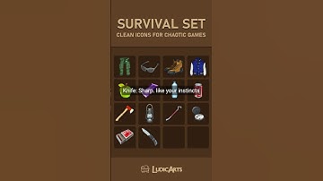 Clean icons for chaotic games...  #gamedev #indiegame #gameassets