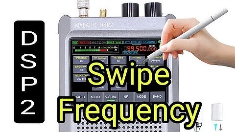 Malahit DSP2 , Swipe Select Frequency