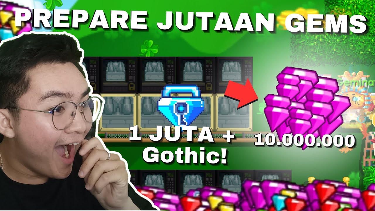 PREPARE JUTAAN GEMS! HABIS BerBGL Cui! Siap Summer 🤑🤑!! | Growtopia Profit 2024