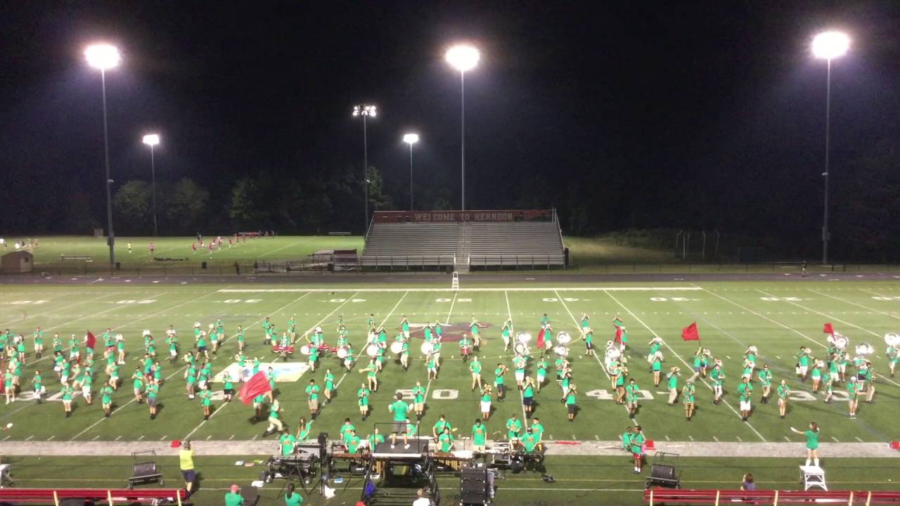 Herndon High School Marching Band Parent's Night 8.31.16 YouTube