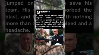 In 2008, British Marine Lance Corporal Matthew Croucher Jumped..