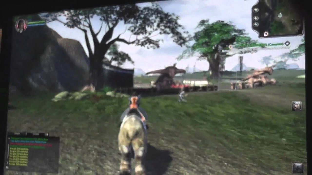 Yarnosaur Mount - From Meridian to Port Scion - Rift: Planes of Telara - Gamescom 2010 - [HD]