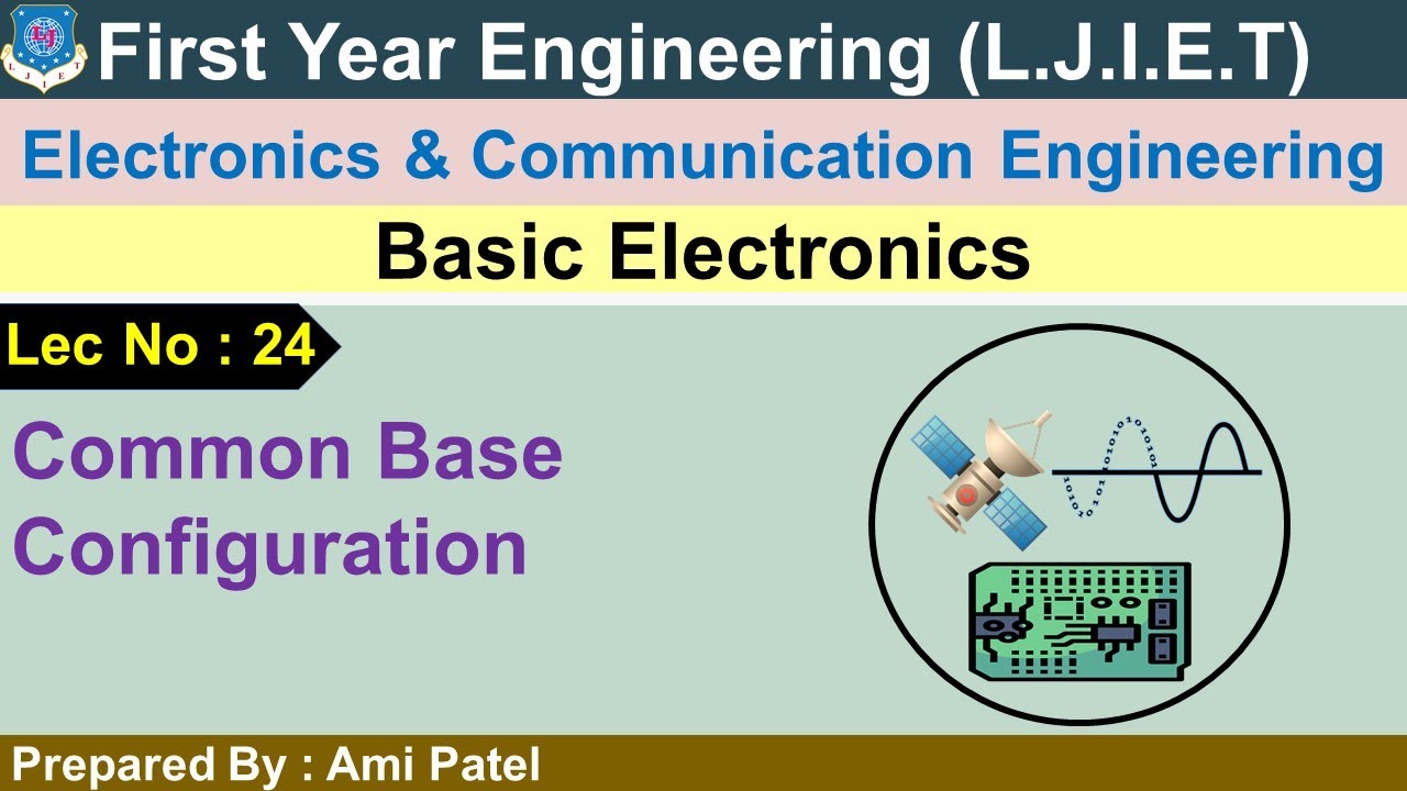 Lec 24 Common Base Configuration - YouTube