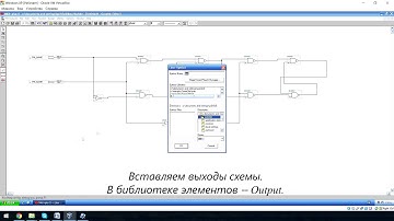 MAX+plus. Creating and compiling scheme. Создание и моделирование схемы.