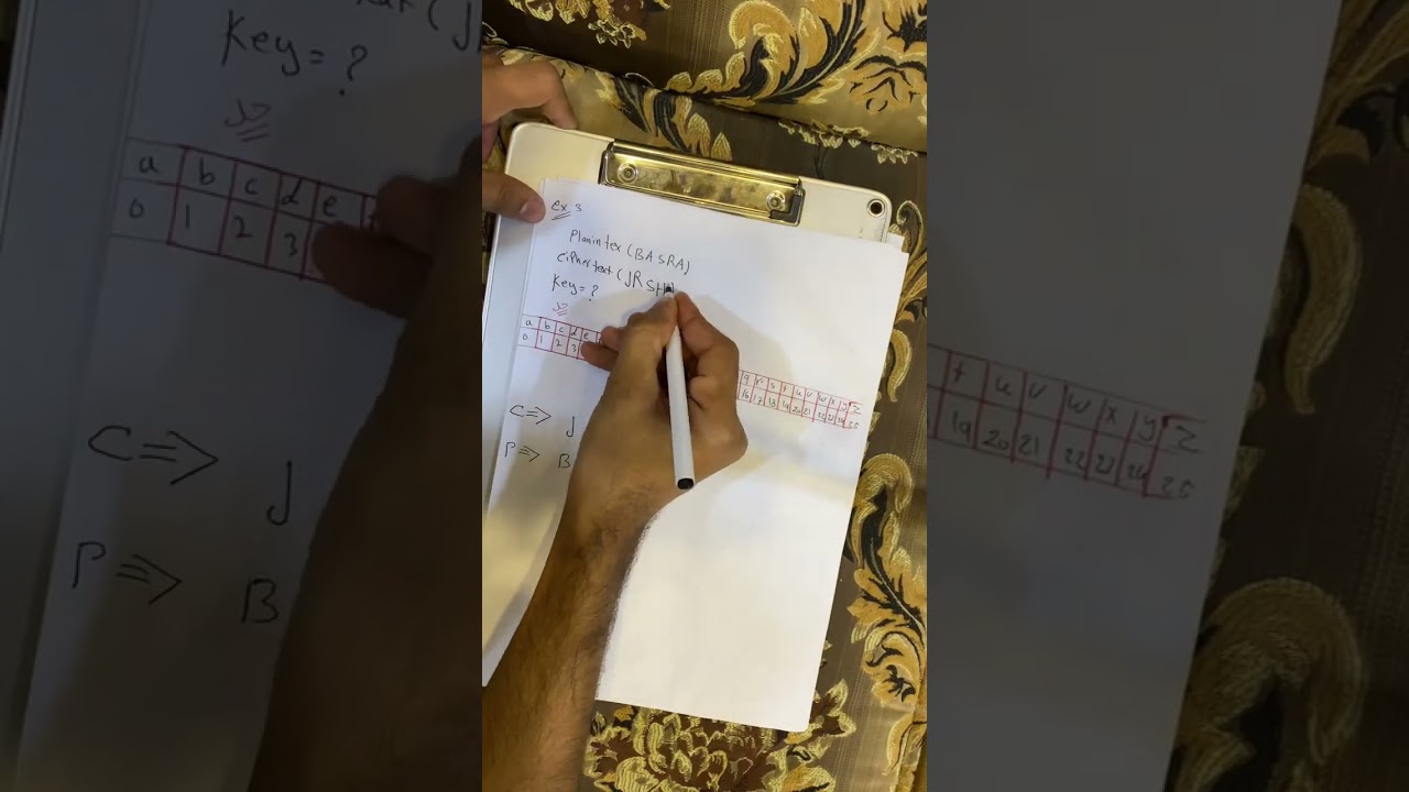 الأمن السبراني 7. خوارزمية vigener , الجزء الثاني 