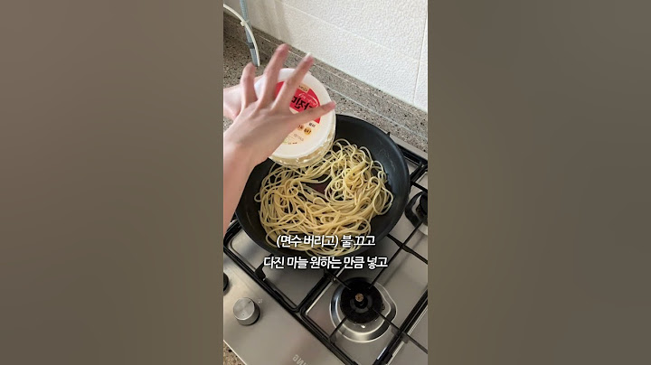 10분컷 존맛 원팬 알리오올리오 레시피🍝이거 꼭 해드셔보세요..