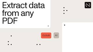 How to extract data from financial PDFs with AI