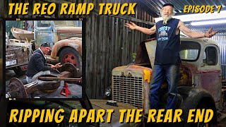 Ripping out and refurbishing the rear end   Part 1. REO Gold Comet