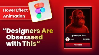 Hover effect animation in Figma l Figma tutorials l Design with jupi