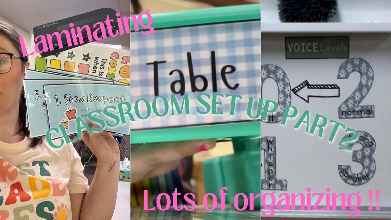 CLASSROOM SET UP PART 2!! || First grade teacher🍎 ️ - YouTube