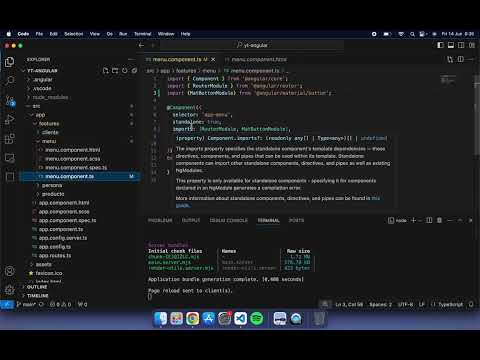 mat button no tiene estilo, arreglo ese problema  Trabajando con angular y standalone components