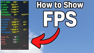 كيفية إظهار FPS في الألعاب | FPS، GPU، استخدام وحدة المعالجة المركزية