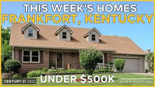 Frankfort KY Homes For Sale Under $500K | Updated August 7, 2026