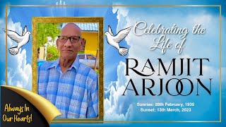 The Funeral Service of Ramjit Arjoon
