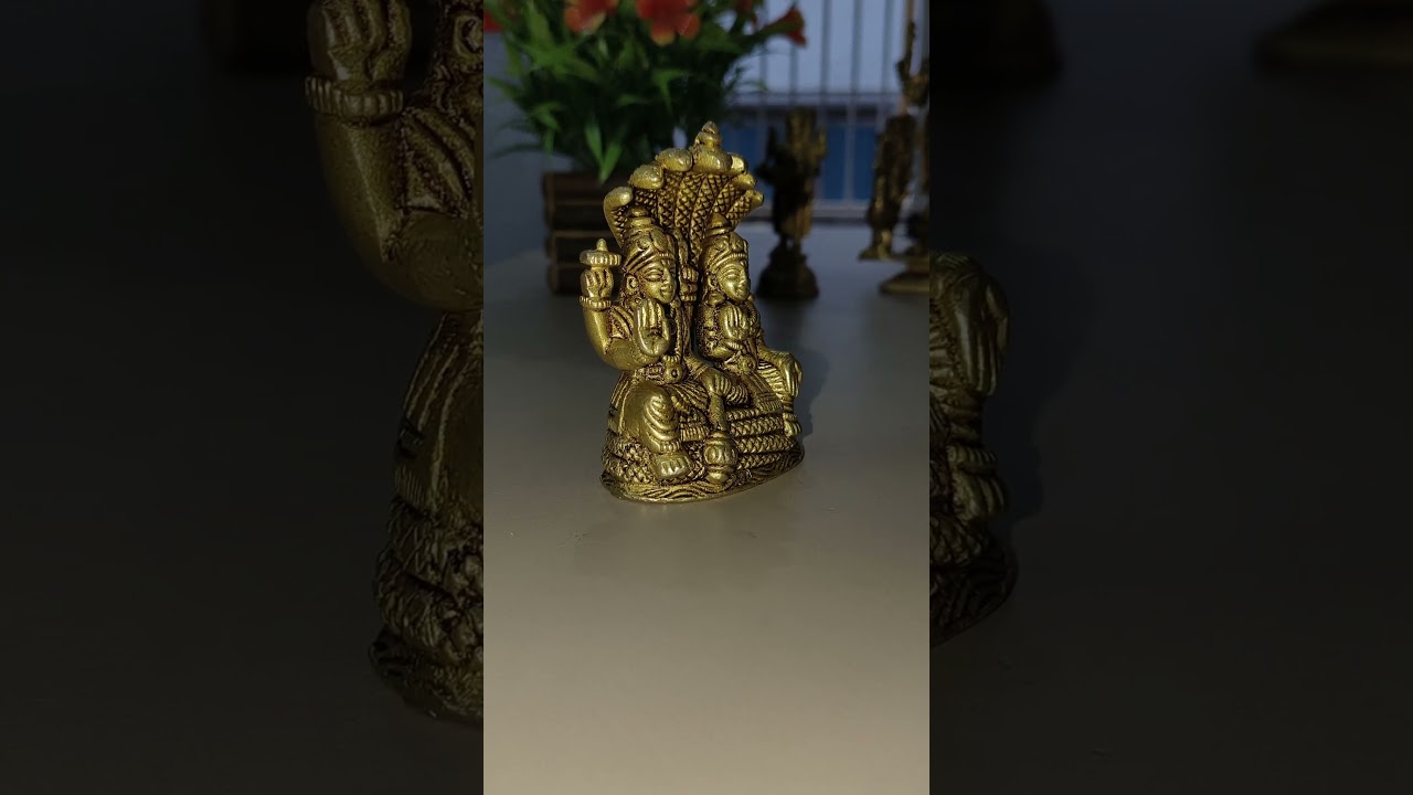 Vishnu Lakshmi Sheshnag Brass Statue: A Perfect Addition to Your Home | ShreeYaash -