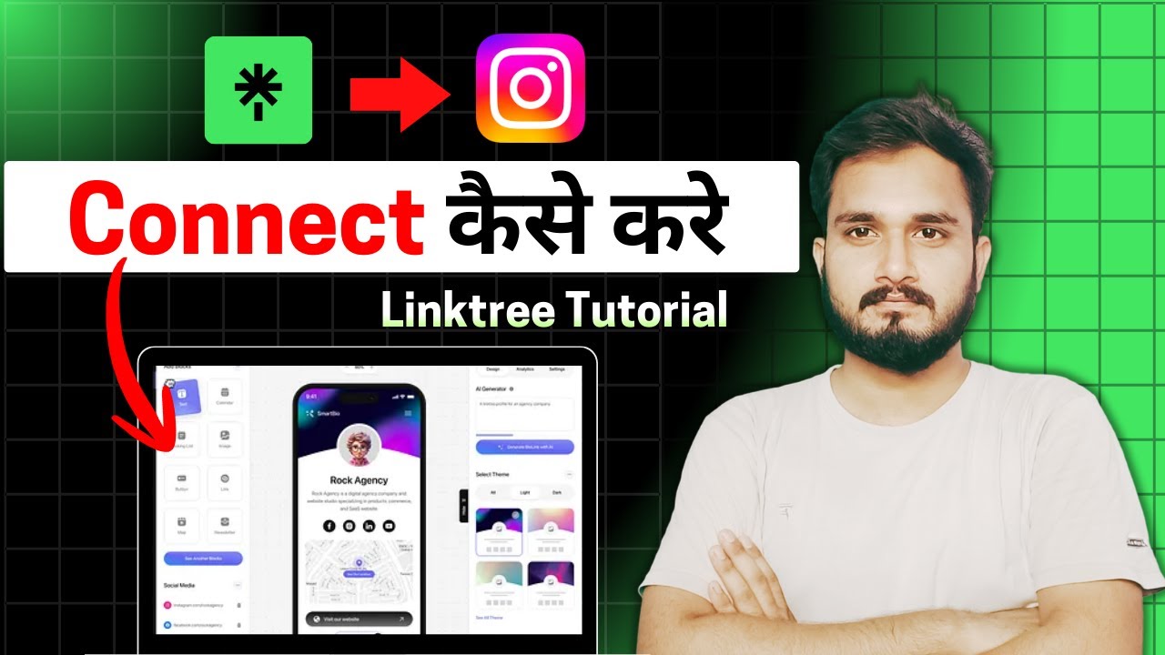 linktree tutorial for beginners | how to connect instagram to linktree ...