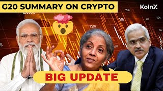 Latest Crypto News | G20 Update, WazirX NFT Platform, Crypto Layoffs And More.