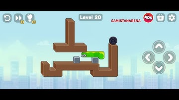 Snake Puzzle Slither to Eat Level 20 Gameplay Walkthrough