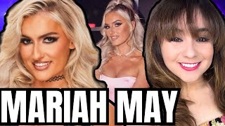 MARIAH MAY HOW SHE GOT HIRED BY AEW ALL IN TONI STORM FEUD STEAMY MINA SHIRAKAWA STORY