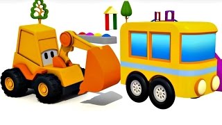 Animation für Kinder: Max der Bagger baut den Citybus!
