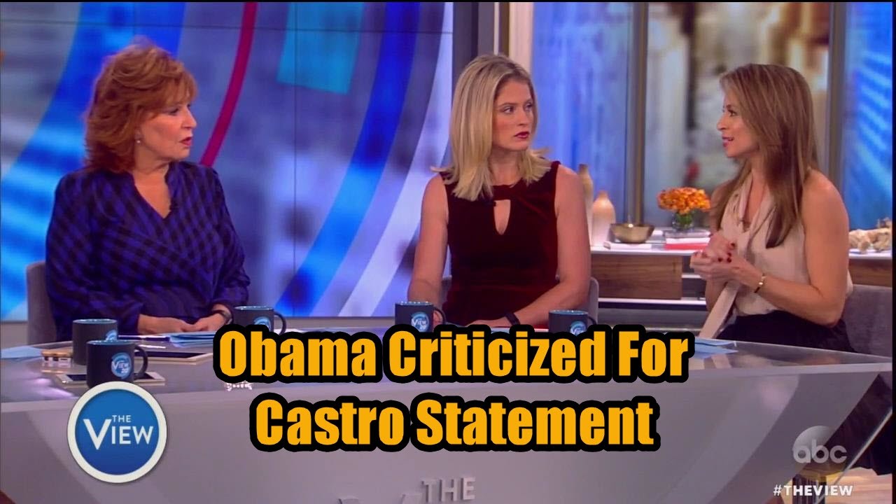'The View' weighs in on Castro's Death - Jedediah Bila