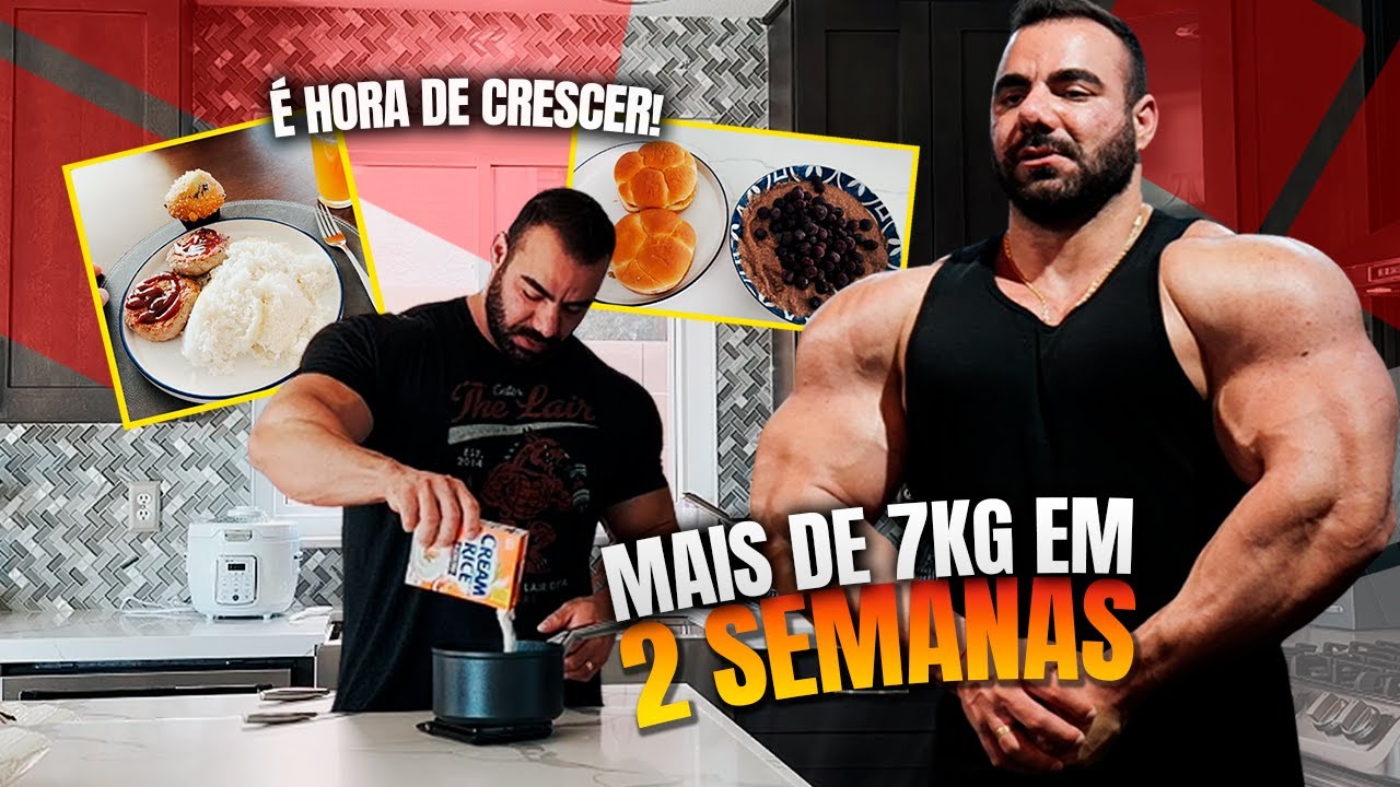 Vlog - TUDO O QUE ESTOU COMENDO PARA GANHAR PESO! | Rafael Brandão