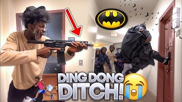 EXTREME DING DONG DITCH PART 6!! *COLLEGE EDITION* (GONE WRONG)